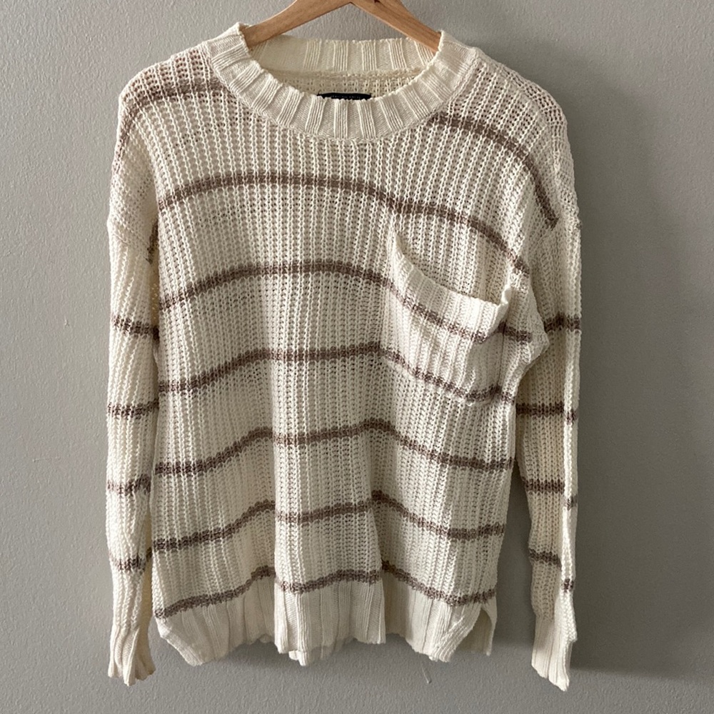 AE Stripe Pocket Sweater